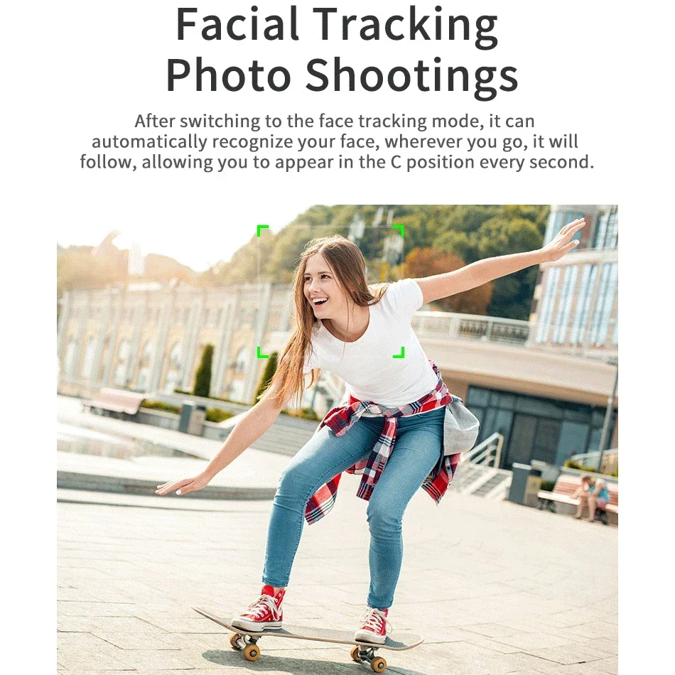 2026 Soporte para teléfono de escritorio inteligente con rotación de 360 grados Soportes para teléfono móvil con seguimiento facial y selfie automático