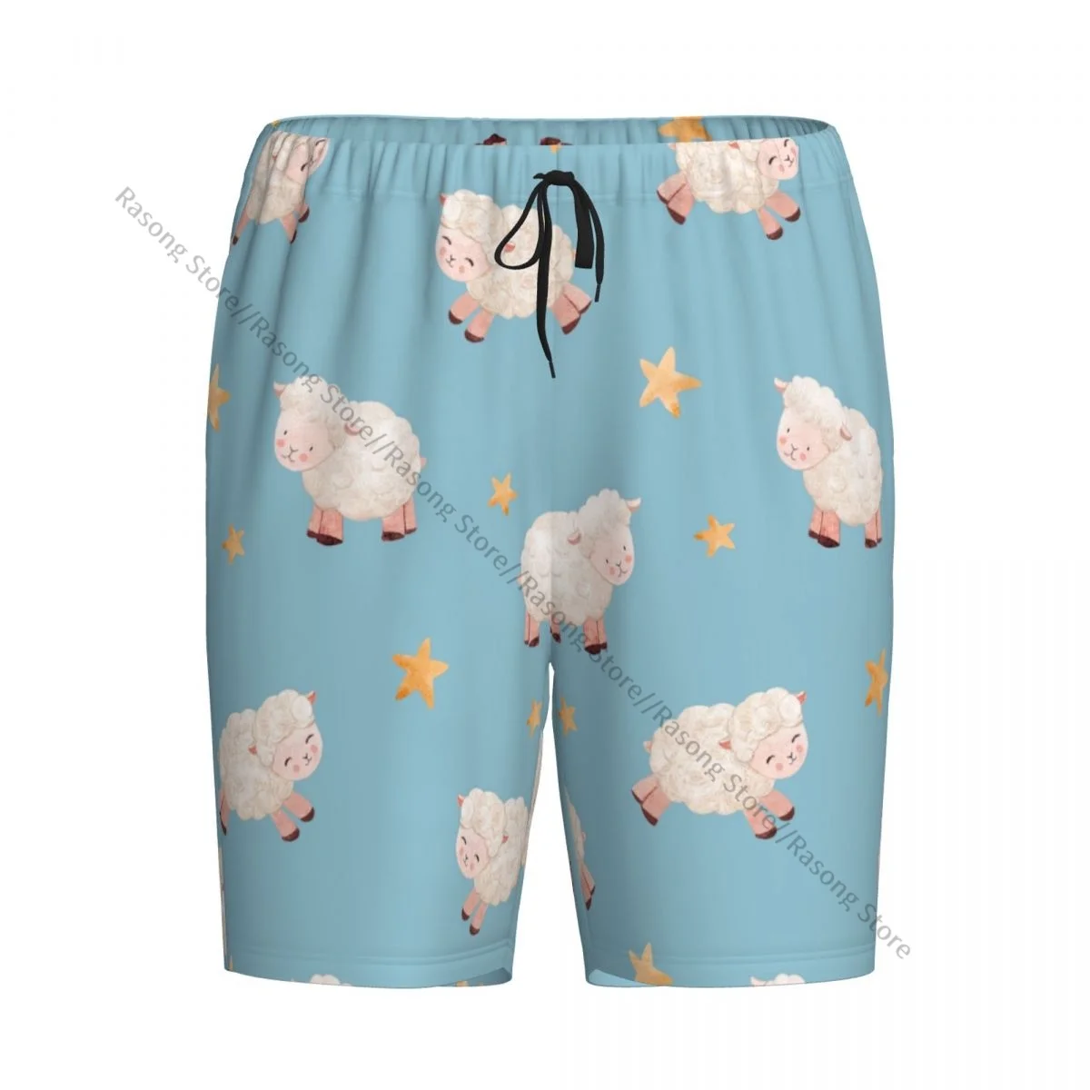 

Men's Short Sleep Pants Cute Sheep Mens Pajamas Pants Sleepwear