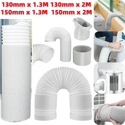 Duct Extension Pipe 130/150mm Telescopic Flexible Air Conditioner Exhaust Hose Accessories Vent Hose for Mobile Air Conditioning