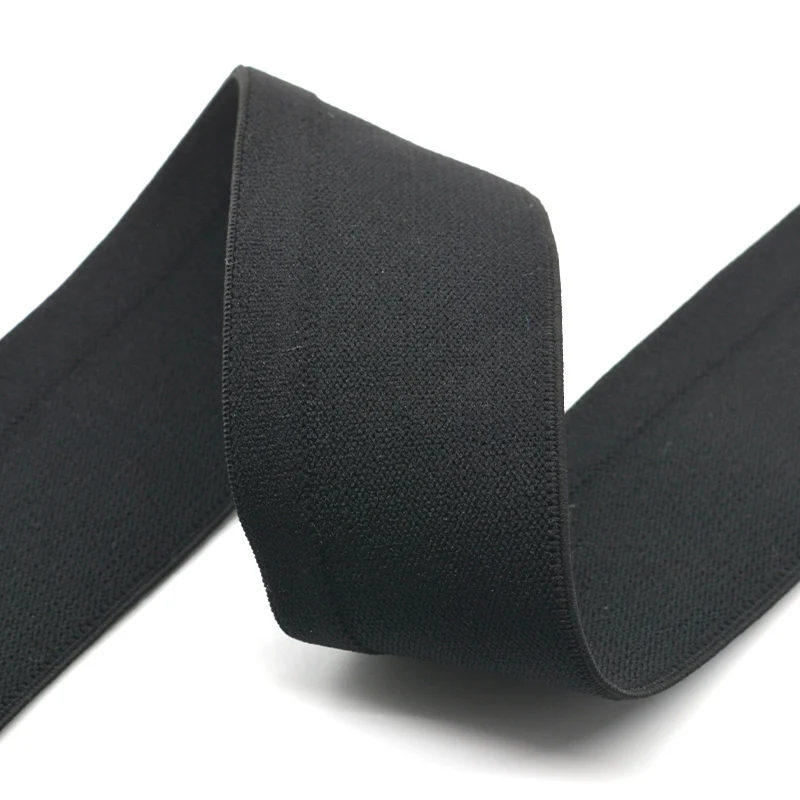 Colorful twill elastic band with thickened rubber band waist, fashionable waistband DIY clothing accessories
