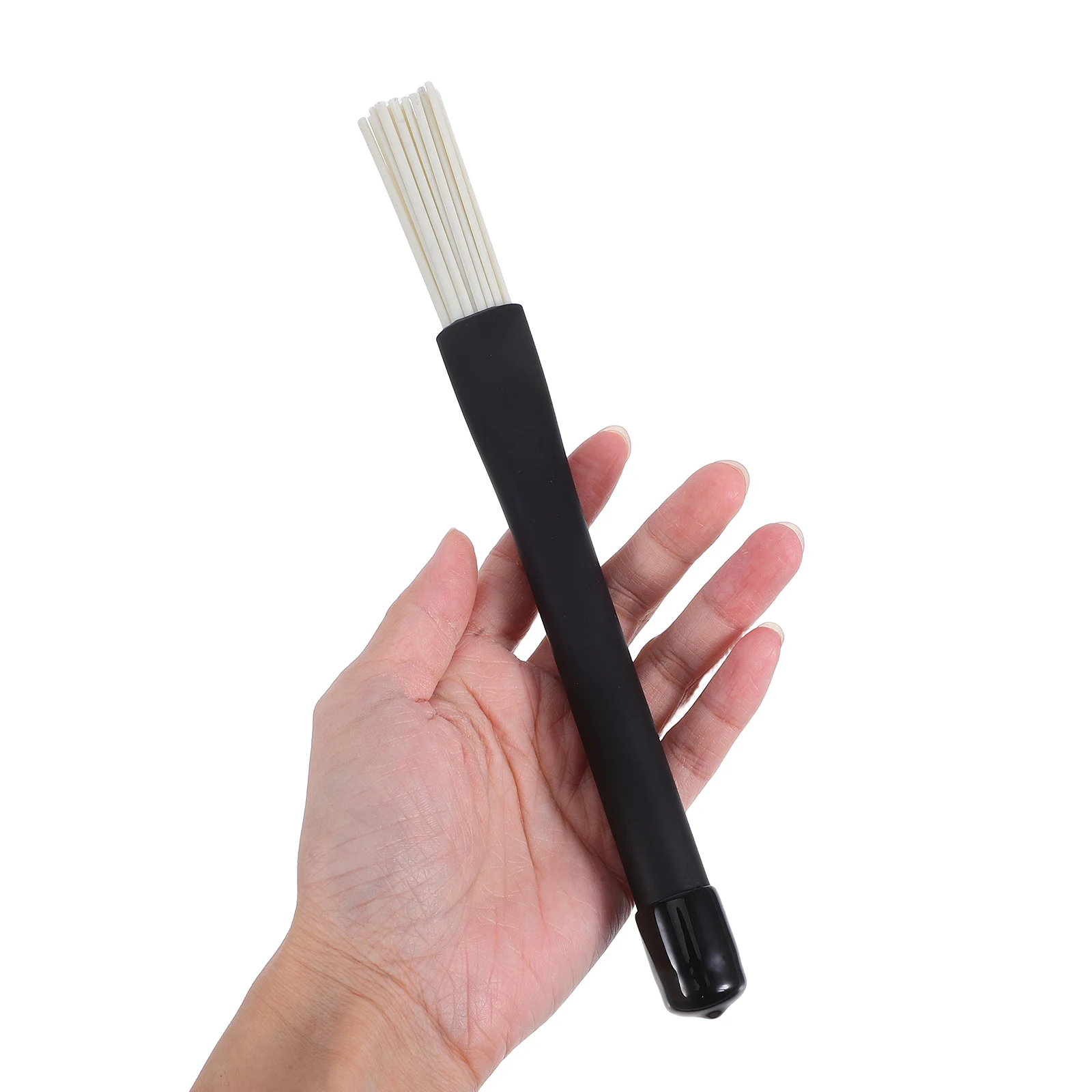 

4 Pcs Jazz Drum Brush Dynamic Brushes Snare Classic Dedicated for Drumming White Stick with Handle