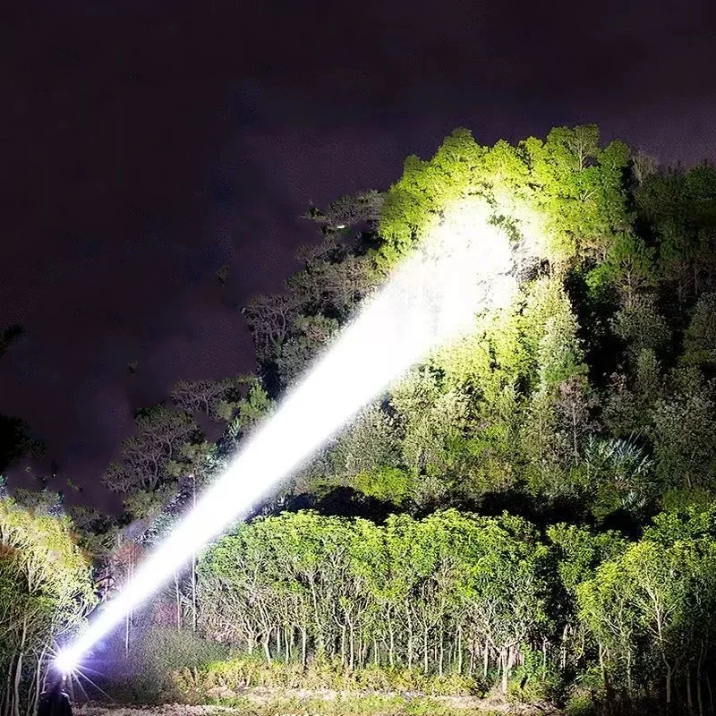 Induction Headlamp 35000000LM Strong Light LED Headlight 18650 USB Rechargeable Head Light Outdoor Fishing Lantern For Camping