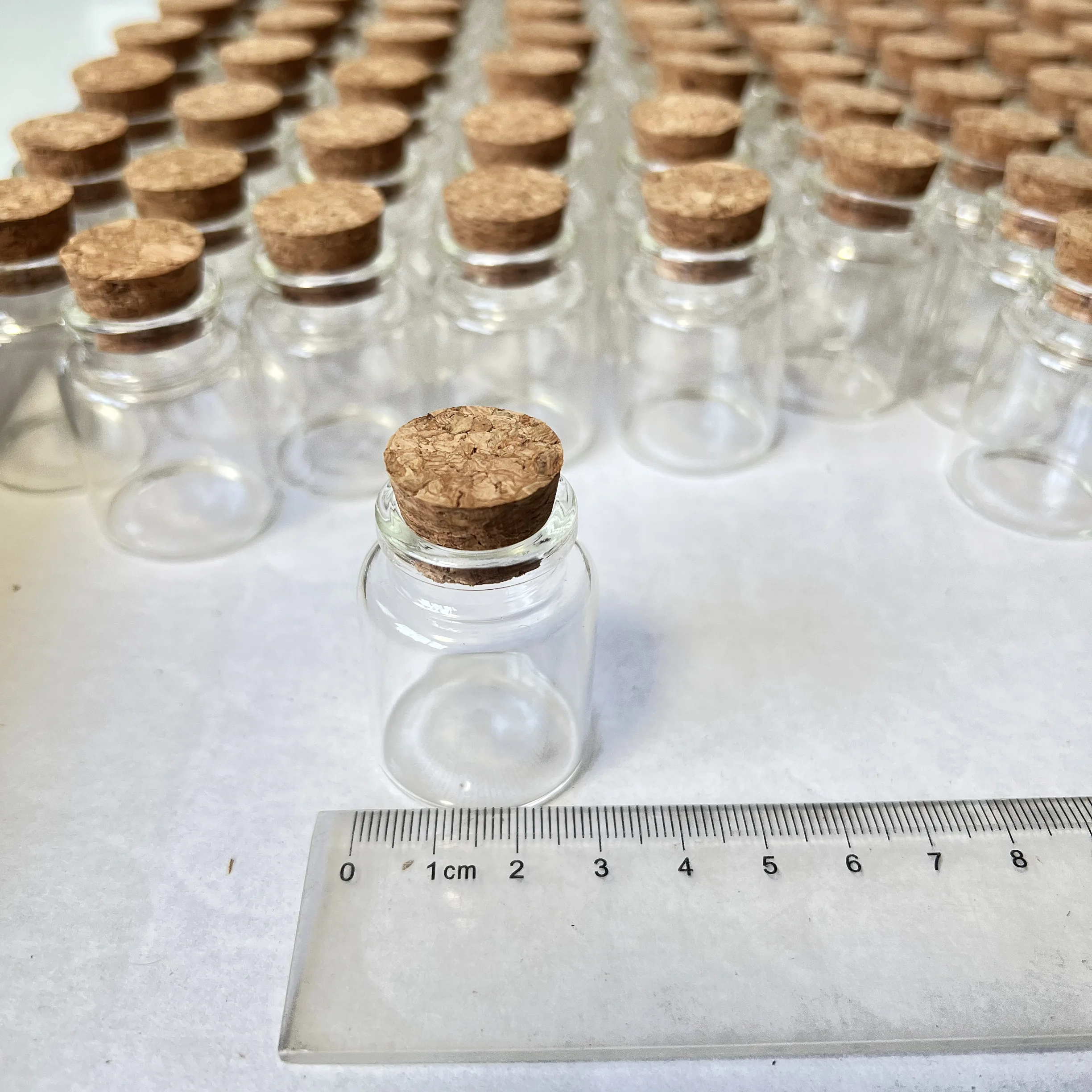 30/100 Pcs 15ml แก้วขวด Cork T - Bottle Stopper Set บทวิจารณ์และราคา