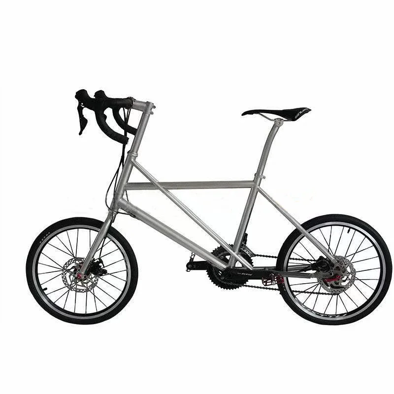 Portable Travel Mini Road Bike Titanium Mini Velo Bike 20