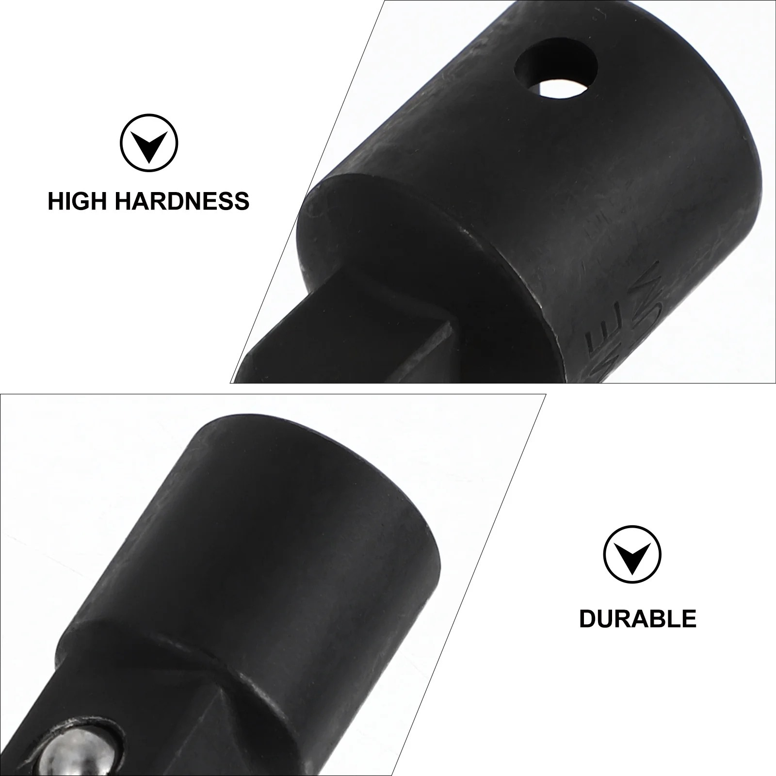 

4 Pcs Steel Ball Sleeves Durable Converters Kit Black Car Repair Wrench Sockets Adapter Tools High Hardness Strong Torque