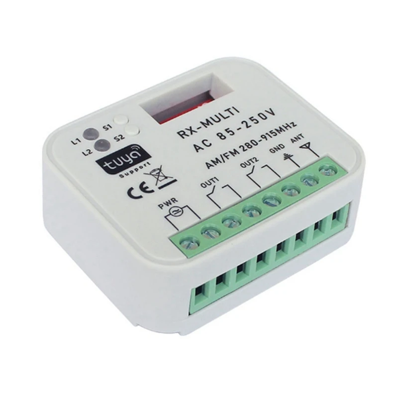 APPLIA-Smart Wifi Universal Multi-Frequency Receiver Switch Remote Relay Tuya Garage Door Home Automation Tuya WIFI