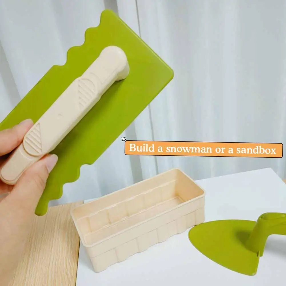 Ensemble de jouets de plage et de neige pour enfants, moules de maçonnerie, pelle, château, outils de construction, jeu de bord de mer, artisanat de jardin en plastique, été