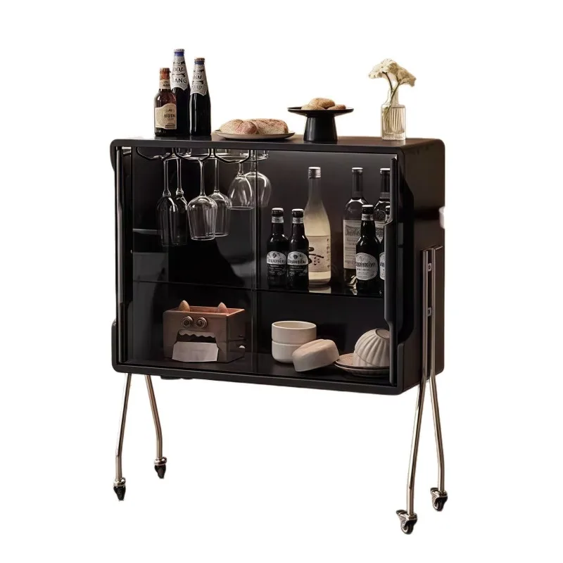 wine cabinet, retro display in coffee beside the meal, against the wall, red wine storage glass storage porch