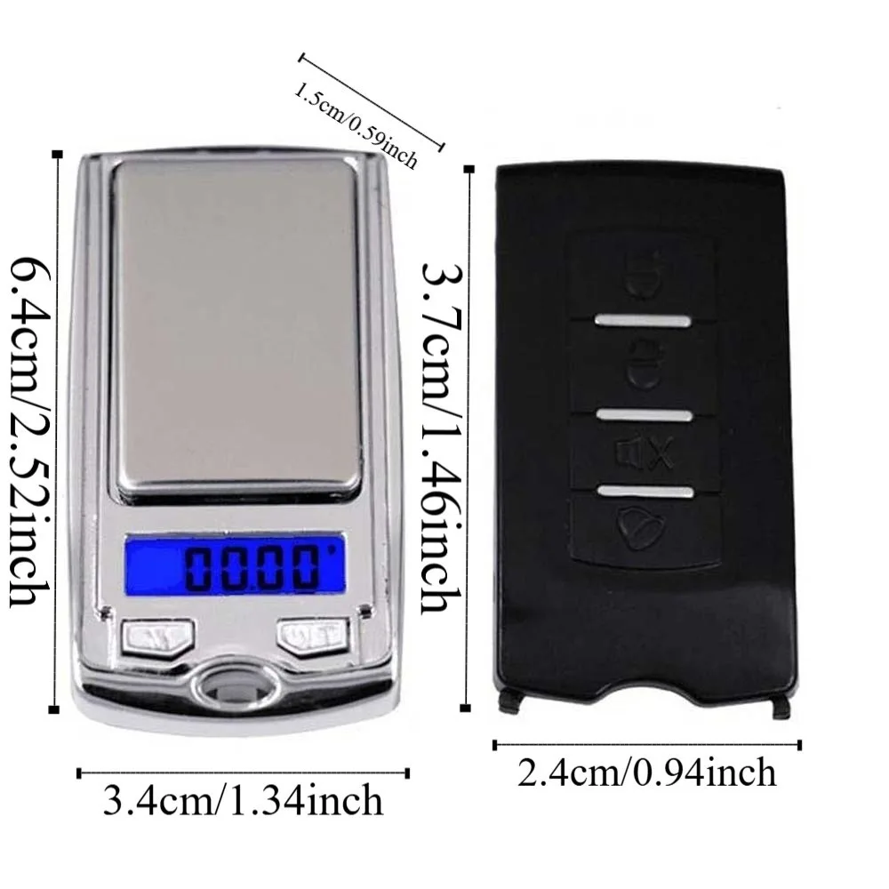 Small Car Key Shape Electronic Scale 0.01g Precision Gram Pocket Weighing Apparatus 200g Digital Mini Palm Scale Household