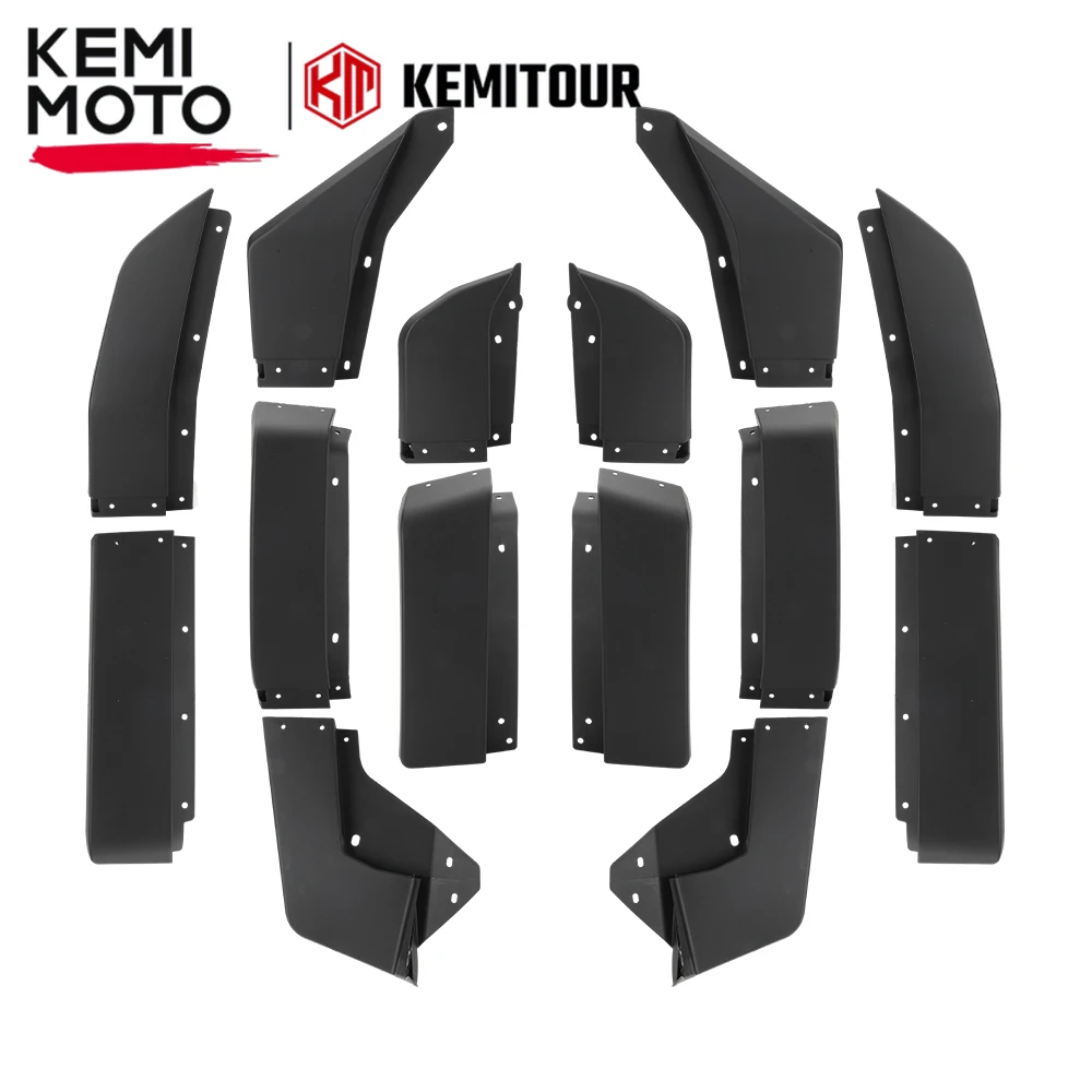 

XXL UTV Wider Fender Flares For Can-Am Commander MAX 700 1000R Front Rear PP Extended Mud Flaps Guards 715006814 2021-2025