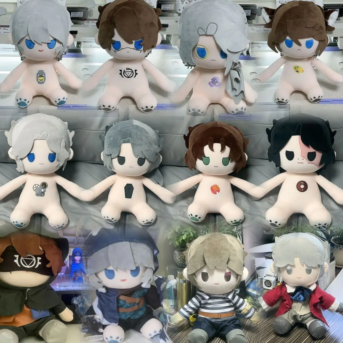 

40 см игра Identity V Композитор заключенного Ithaqua Joseph Mercenary Косплей Плюшевая кукла Тело Милое платье Хлопковая кукла Игрушка Подарок фанатам
