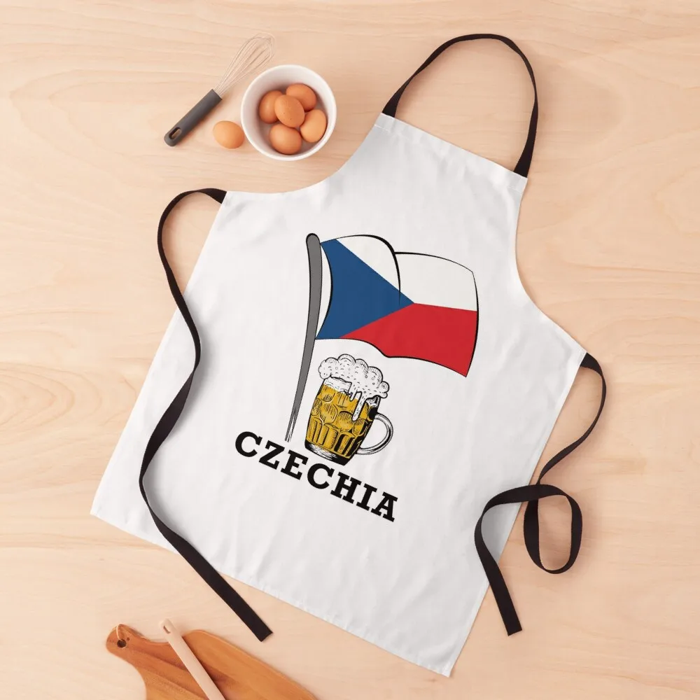 

Czechia and Beer Apron Kitchen Apron Women Professional Barber Apron Kitchen Aprons Men