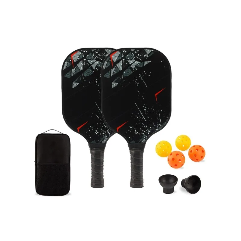 

Ergonomic Fiberglass Racket Lightweight Control-Oriented Composite Pickleball Paddle Tournament Premium Graphite All-Around