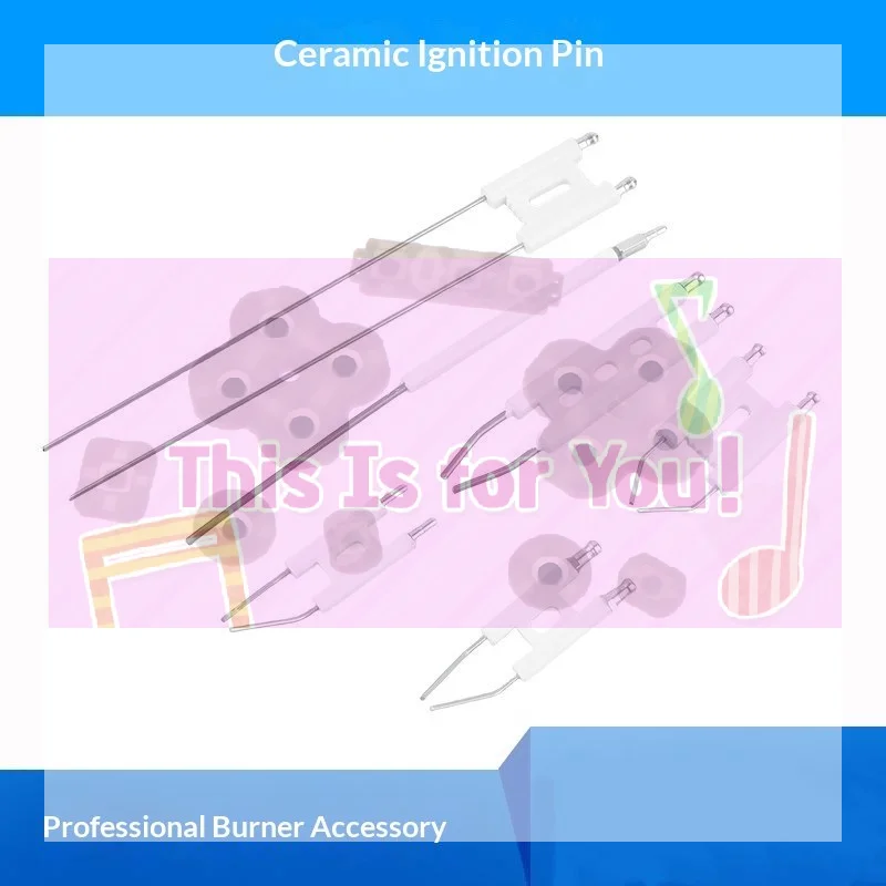 【MA】Type Ignition Electrodes For Oil Burner Ceramic Ignition Double Pin Conjoined Ignition Needle Burner Accessories