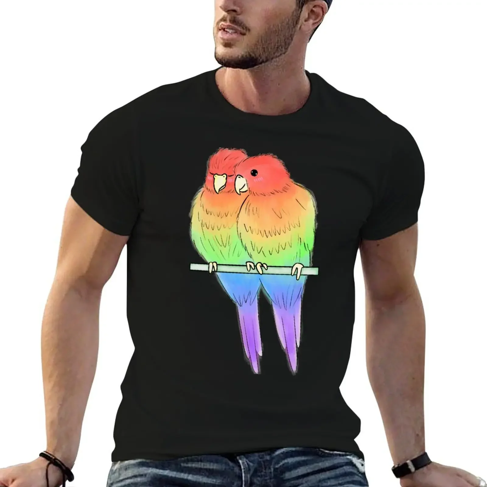 

Gay bird T-Shirt graphics man t shirt T-shirts oversize graphic t shirts men clothes