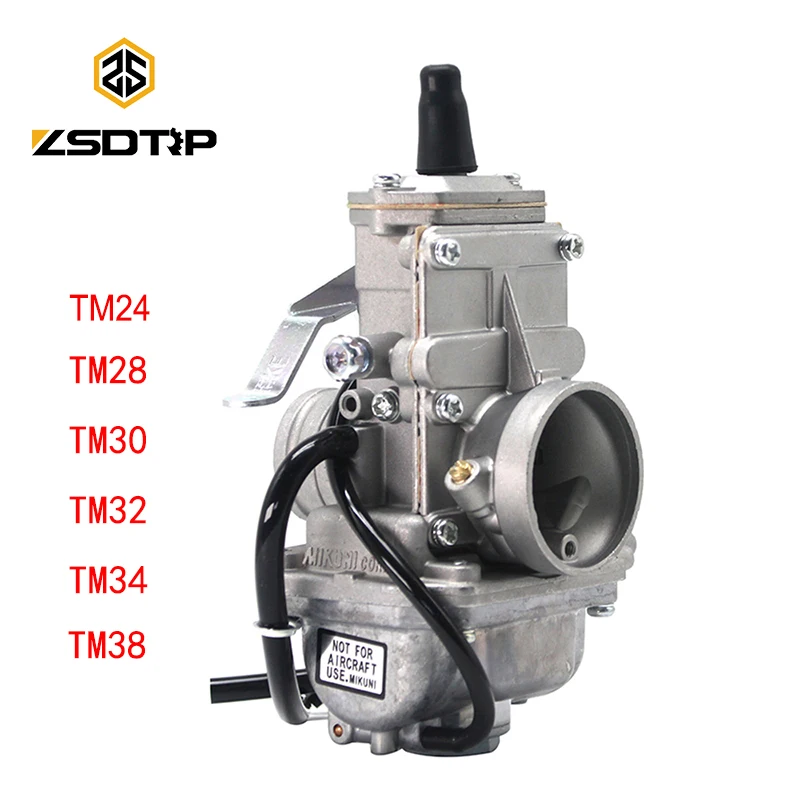 ل Mikuni المكربن Vergaser Carb TM24 TM28 TM30 TM34 TM32 TM38 شقة الشريحة المكربن حنفية TM34-2 42-6100 #1