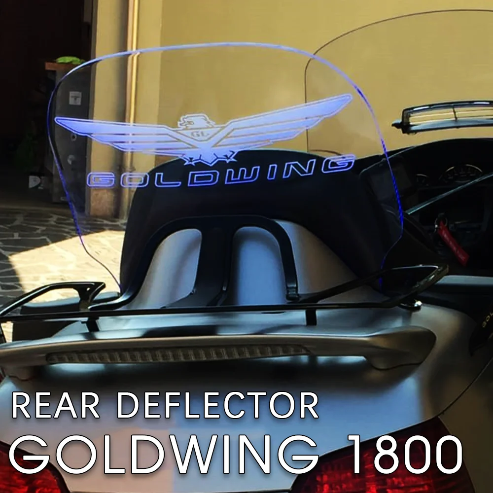 

GOLDWING GL1800 LED Rear Air Deflector for HODNA Gold Wing 1800 Accessories Motorcycle Rear Windshield GL1800 Goldwing 2004-2017