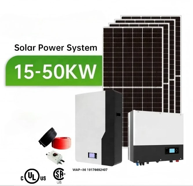 UL & CSA certified Jinke solar panel 15kw 20kw 30kw 50kw home system solar system home lithium battery full kit