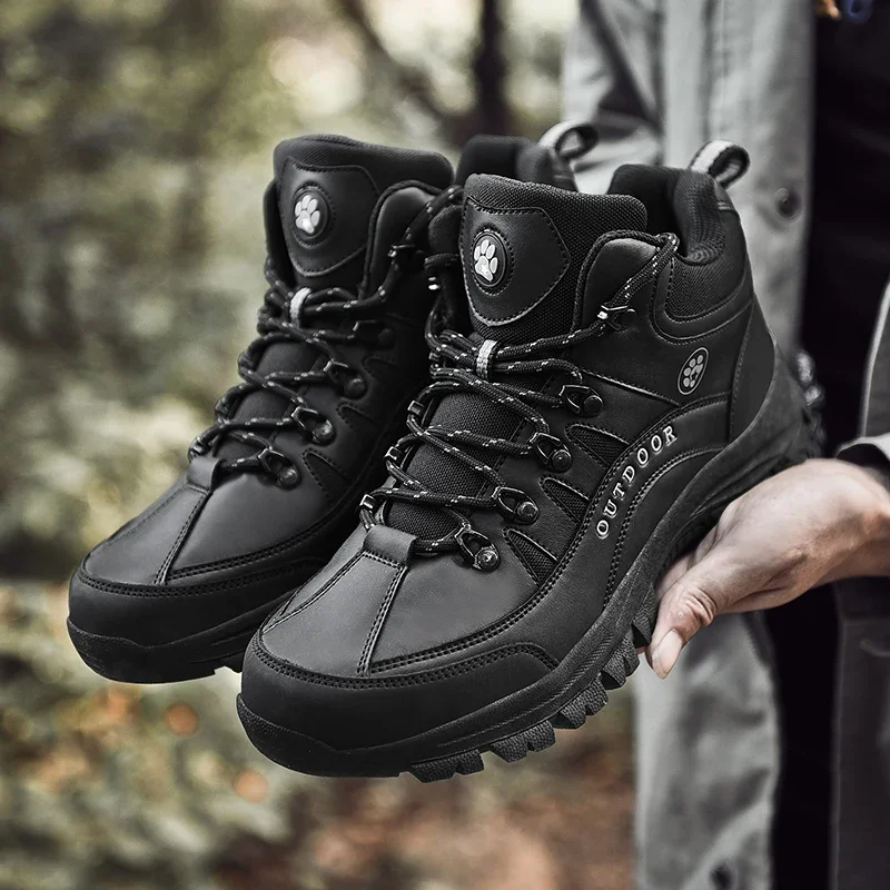 

Уличная походная обувь, мужская повседневная нескользящая мужская обувь с низким берцем на плоской подошве, прочная дышащая мужская спортивная обувь на плоской подошве на шнуровке