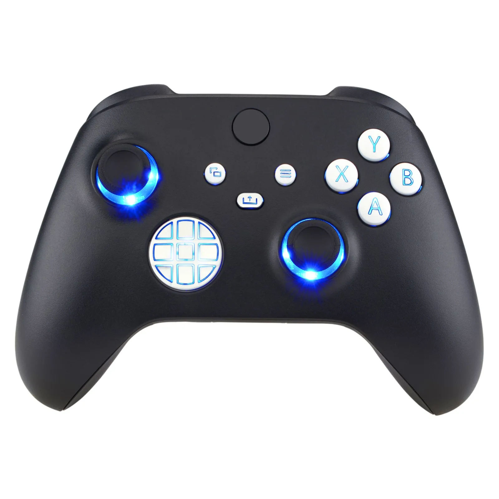 eXtremeRate Multi-Colors Luminated Dpad DTF LED Kit for Xbox Core Wireless Controller, Thumbsticks Start Back Sync ABXY Buttons