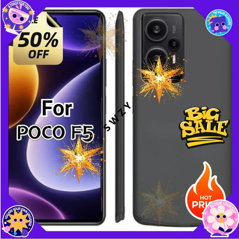 SWZY 10000mAh Charger Power Bank Cover for Xiaomi Mi Poco F5 Pro 5g External Battery Case Power Bank Charging Cover Coque