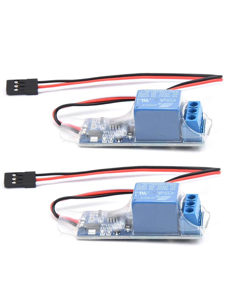 1/2/4 pièces PWM commutateur de relais électronique pour avion RC bricolage modèle lumières de Navigation contrôleur universel K1 interrupteurs marche-arrêt