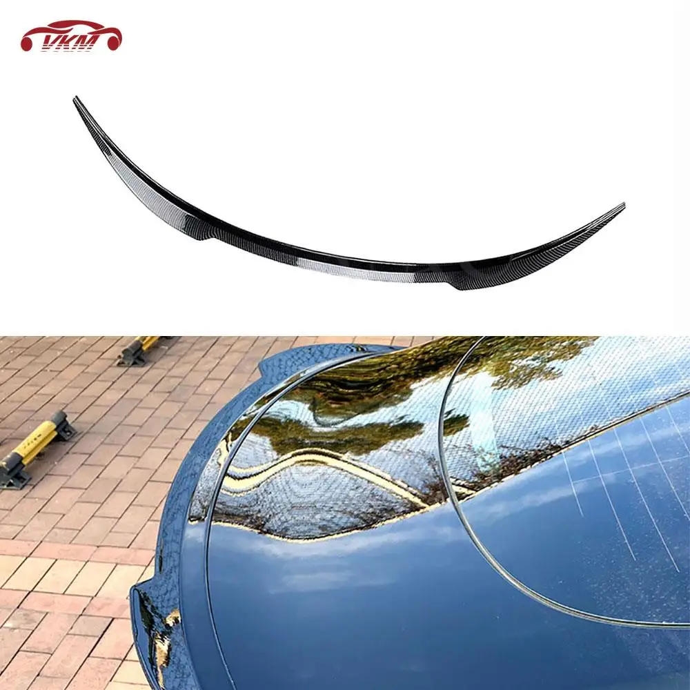 

ABS Carbon Look Rear Trunk Wing Spoiler for Tesla Model 3 Max Rear Boot Lip Car Styling Bodykit External Decoration Accessories