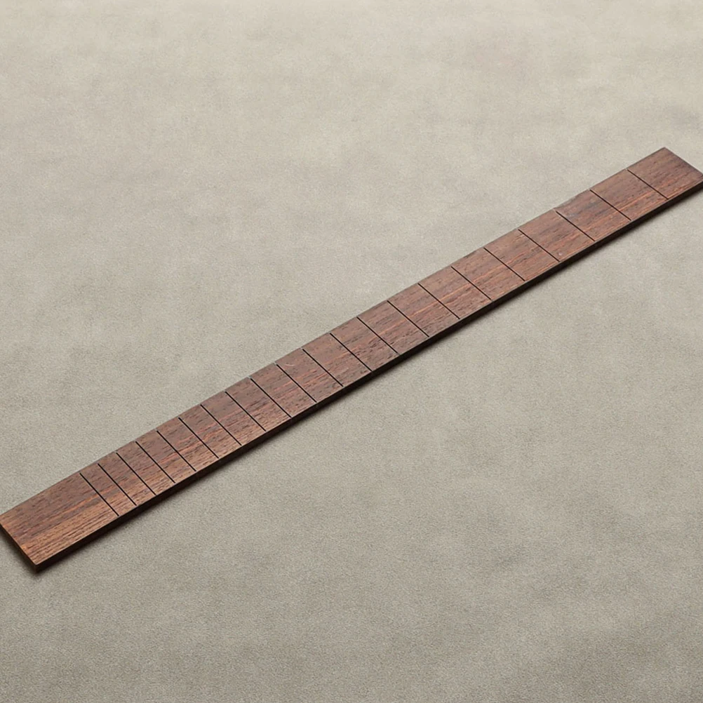 

Fingerboard Box Ukulele Fretboard Guitar Instrument Parts Wood Acoustic for Replacement