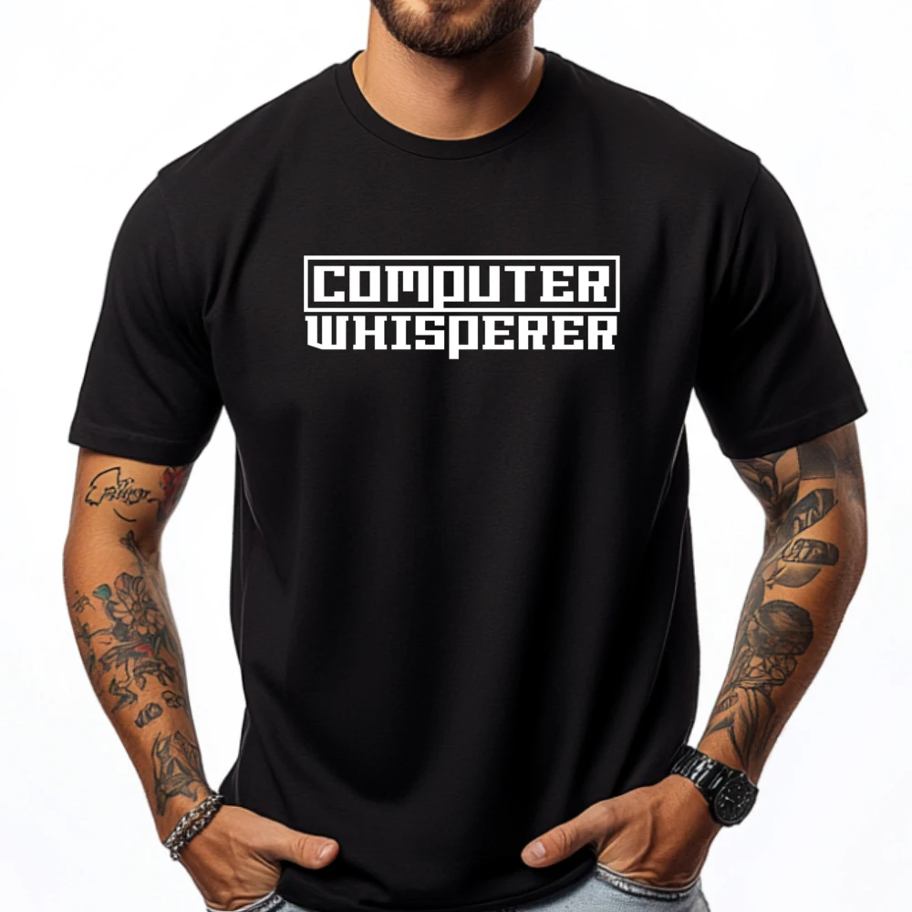 

Computer Programming Green And White Graphic T Shirt Men's Clothes T-shirt Luxury Clothing Breathable Printed Cinco de Mayo