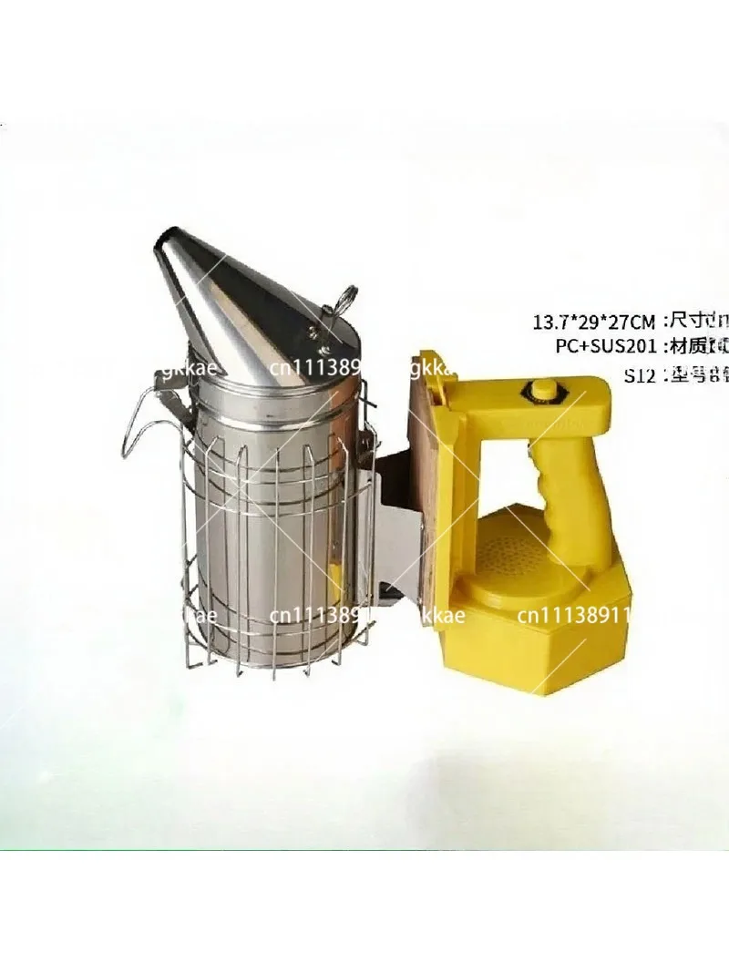 Stainless Steel Bee Smoker for Beekeeping Hive Tool, Honey Bee Smoker with Bellows for Gentle Hive Inspection