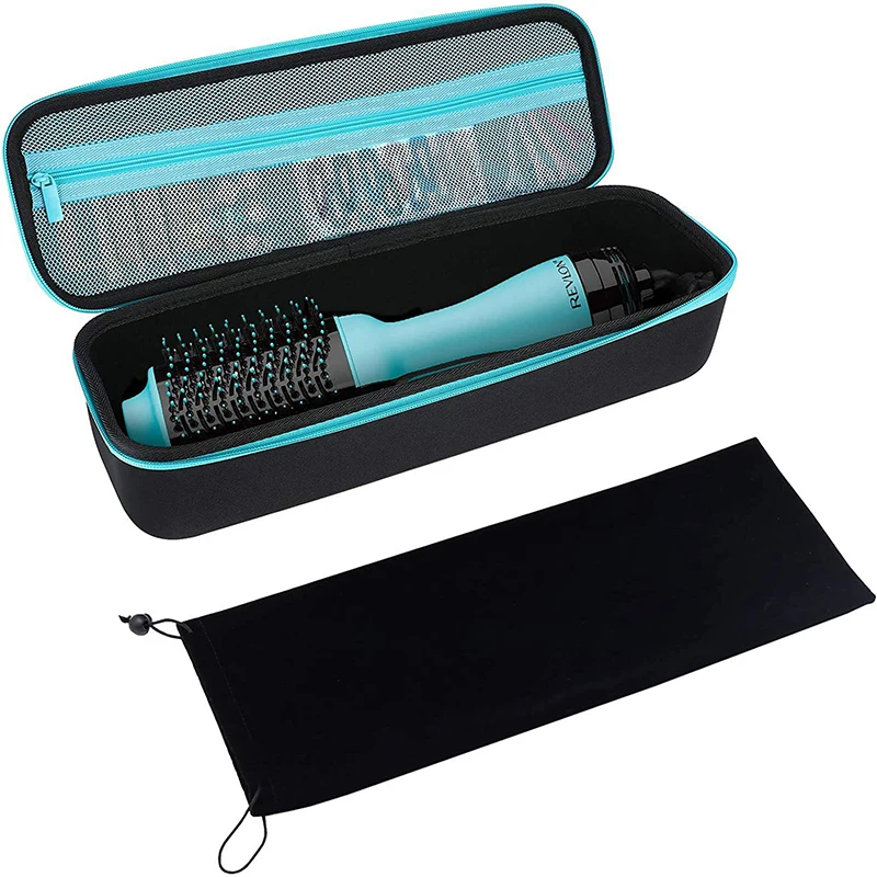 for Revlon Hair Dryer Storage Case EVA Hard Portable Carrying Protect Pouch Volumizer Hot Air Brush and Straightener Storage Bag