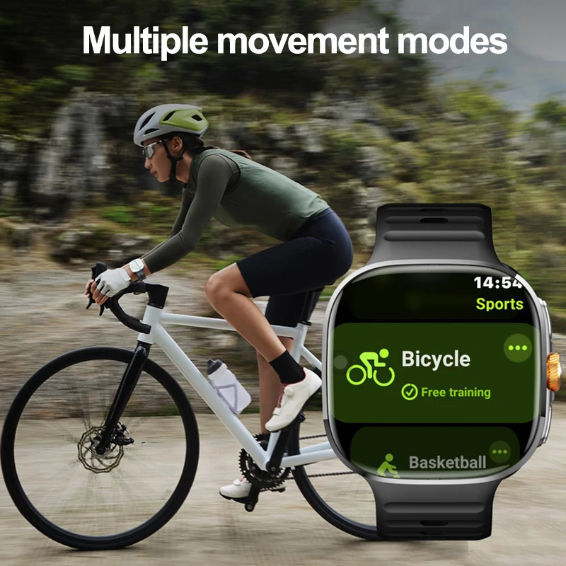 New Large Screen Smartwatch 4G/5G Android 10.0 AMOLED 2.4 inch 900W Pull-out Swivel Camera WIFI GPS Smart watch 16GB+256GB RAM view 6