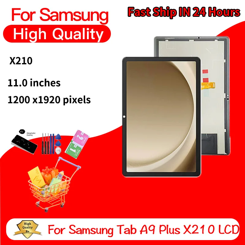

11.0 inches For Samsung Tab A9+SM-X210 LCD Display Touch Screen Panel Digitizer Assembly For Samsung Tab A9 Plus X211 X215 X216