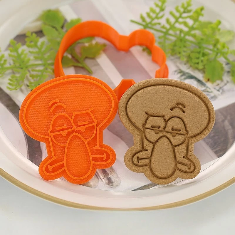 Neue Niedliche SpongeBob Schwammkopf Serie Backform Cartoon Kreativität DIY Keks- und Dessertform Küchenzubehör – Detail 5