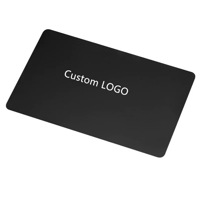 5pcs Custom Logo Name Alloy Metal Business Card for Laser Engraving Machine