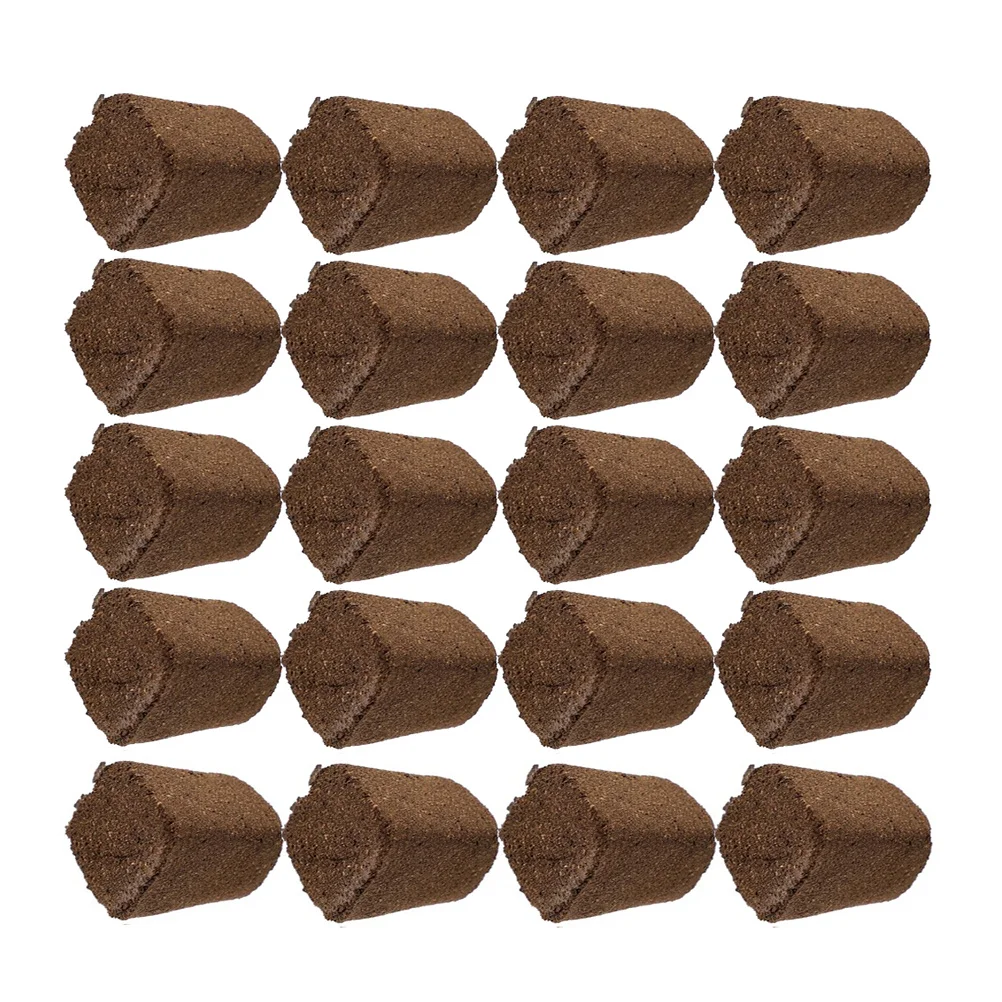 

20Pcs Seedling Blocks Professional Nutrient Soil for Garden Plant Growing Medium with High Water Retention Suitable for Balcony