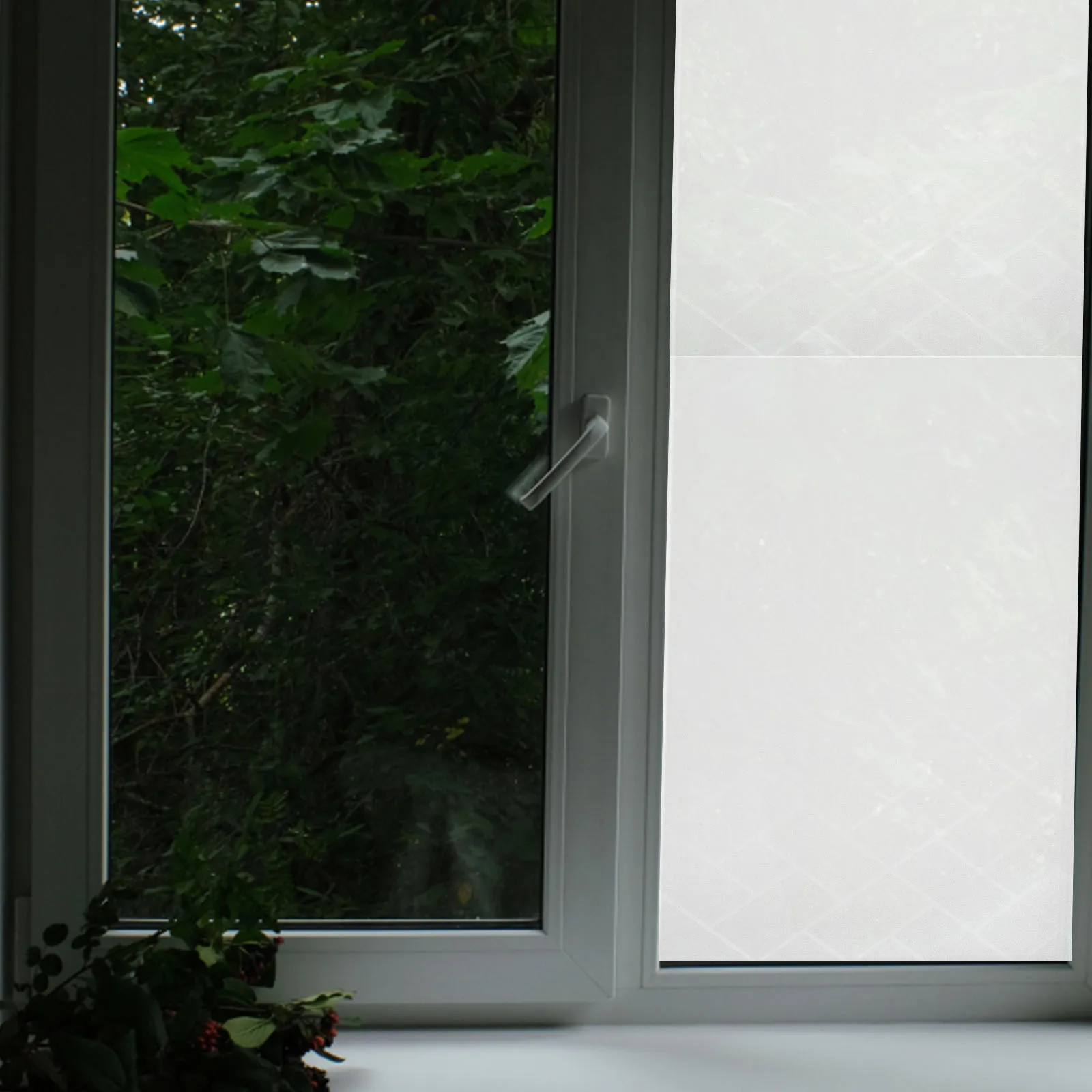 

Window Clings Glass Film 2m Static Decals Easy Apply Remove Privacy Decor Stickers for Bathroom Bedroom Office