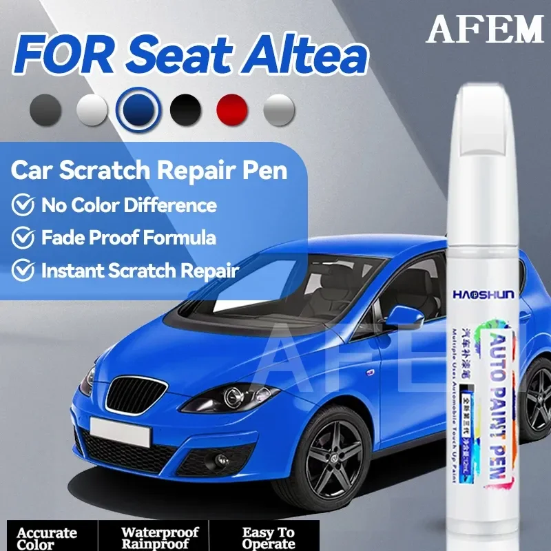 Specialized Automobiles Car Paint Repair Pen For 2004-2015 SEAT Altea Paint Scratch Repair Accessories Blue Red Silver White Bla
