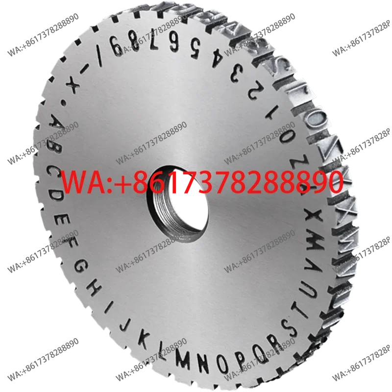 Manual Marking Steel Printing Wheel Accessories Coding Pitting Line Word Disk Height 2/2.5/3/4/5/6mm Optional