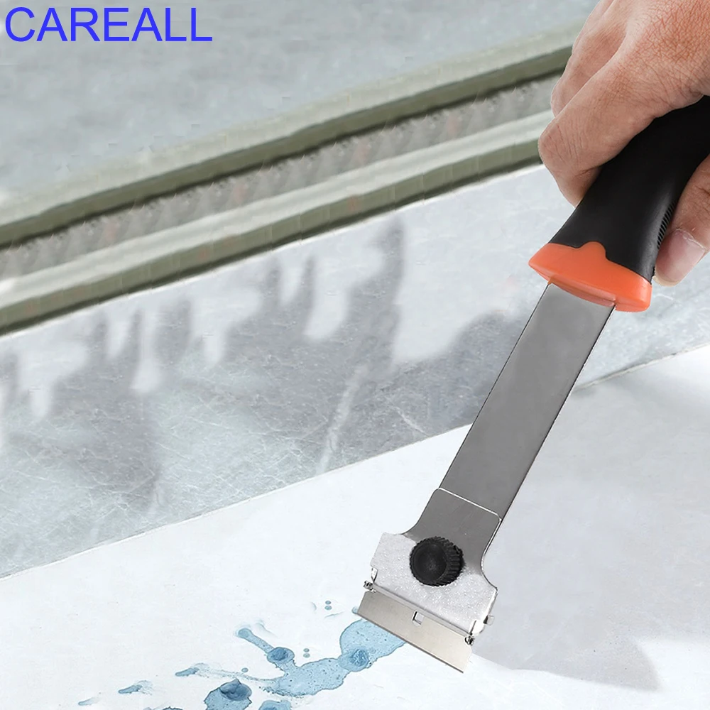 CAREALL Car Clean Scraper Sticker Remover 100pcs Carbon Steel Razor Blade Vinyl Wrap Film Glue Window Ceramic Glass Oven Shovel