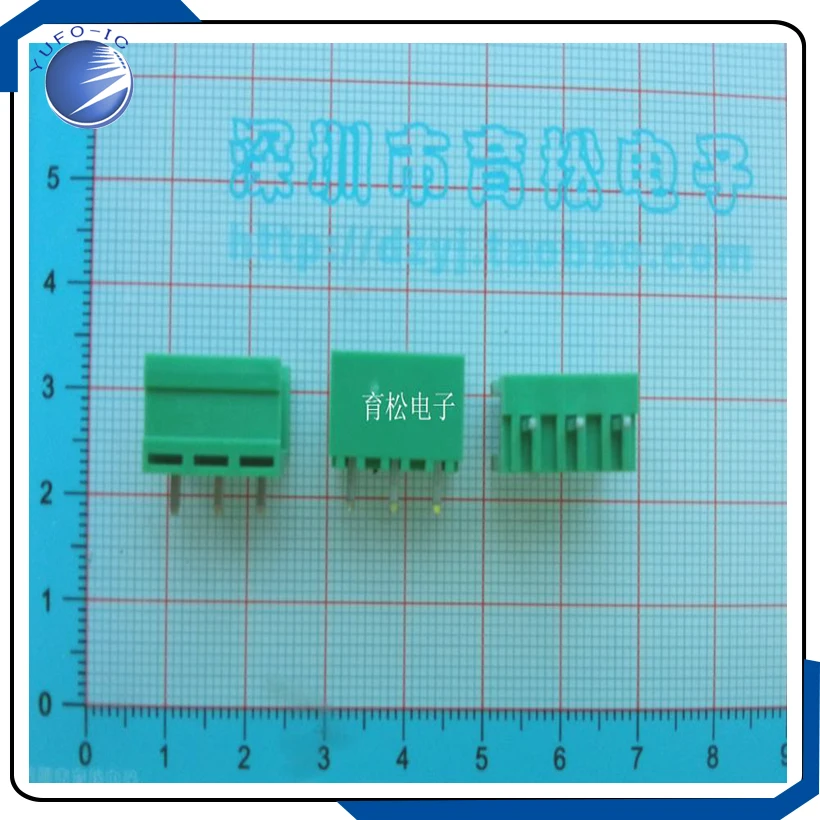 10PCS/LOT  Straight pin socket HT5.08 3P connector spacing 5.08MM plug type