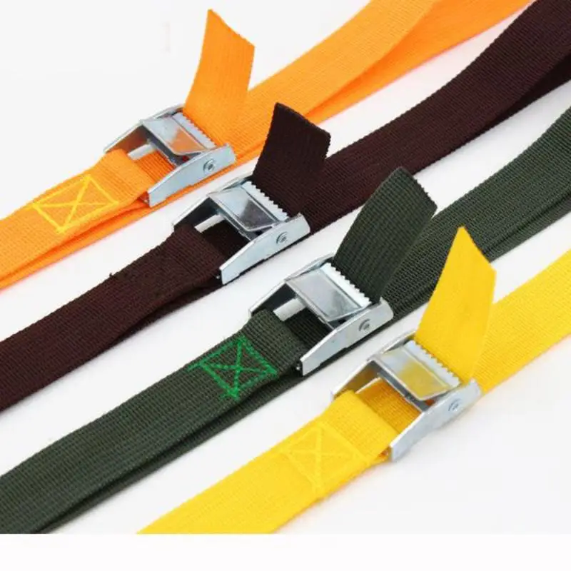 Buckle Tie Down Belt Cargo Straps 1/2/3/4/5M For Car Motorcycle Bike Strong Metal Buckle Ratchet Tow Rope For Luggage