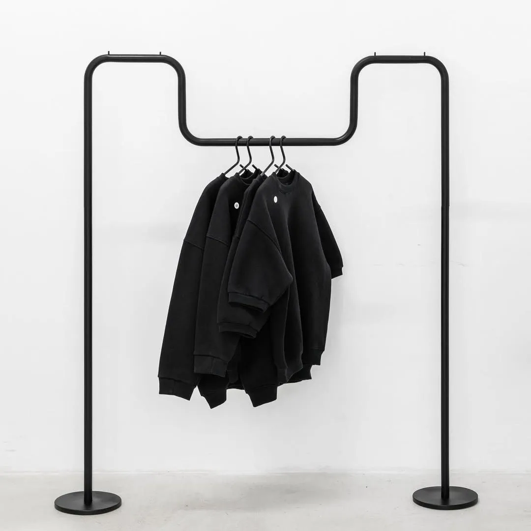 Modern simple concave-convex coat rack, bedroom cloakroom, special-shaped drying rack, high and low display rack