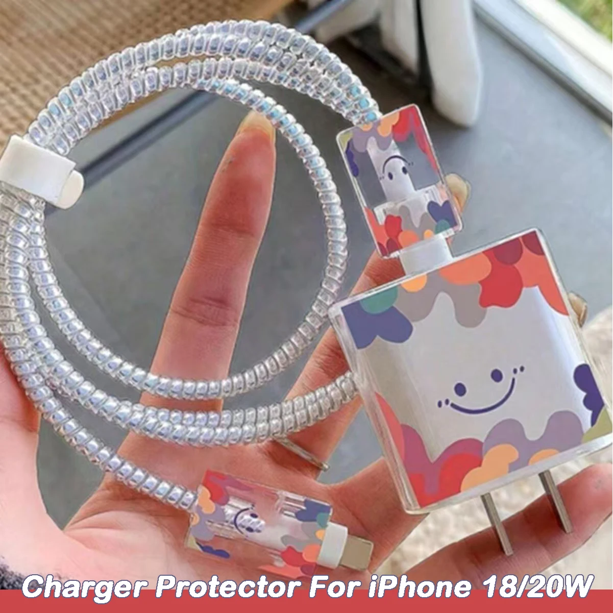 Charge Cable Protector For iphone 18W 20W Charger Protection Cover Winder Protective Case Phone Accessories Data Line Organizer