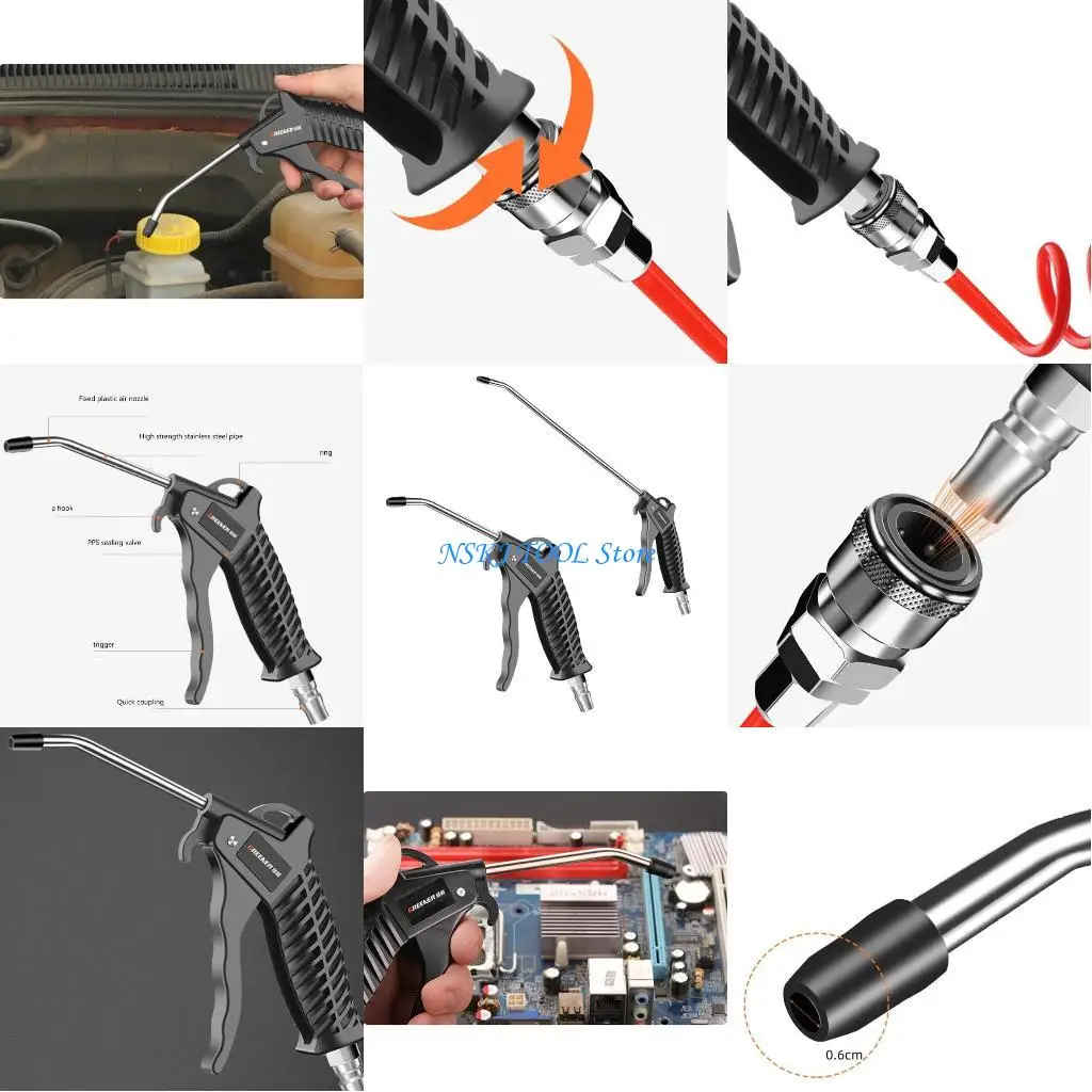 

L8RC Dust Guns Air Compressor Air Duster Compressor Blow Guns Professional Dust Guns