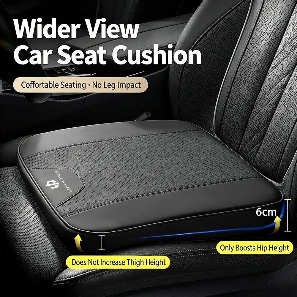 Car Booster Seat Cushion Height Boost Mat Seat Booster Ergonomic Sloping Seat Cover for Leapmotor B10 C10 T30 B05 C11 C16 T03