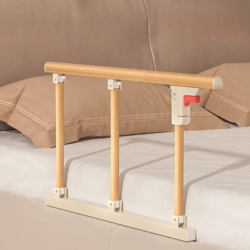 Elderly Bedside Handrail Rails, One Piece Folding Anti-fall Bed Guardrail, Patient Stable Bed Fence, One-sided Guardrail