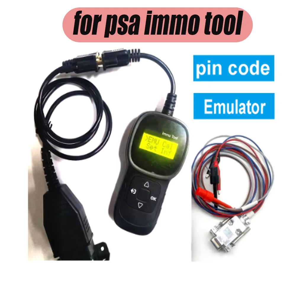 New for PSA IMMO Tool Key Pin Code Reader Simulator Caculator Programming Emulator Program For Peugeot Cit-roen 2001-2018 VS FNR