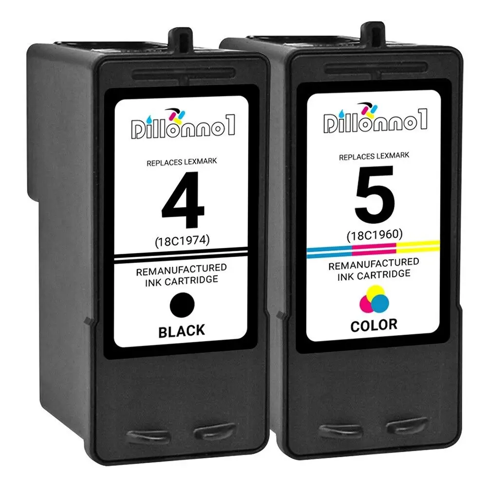 2pk For Lexmark #4A Black #5A Color Combo For X2690 X4690 X5690 Printer Series