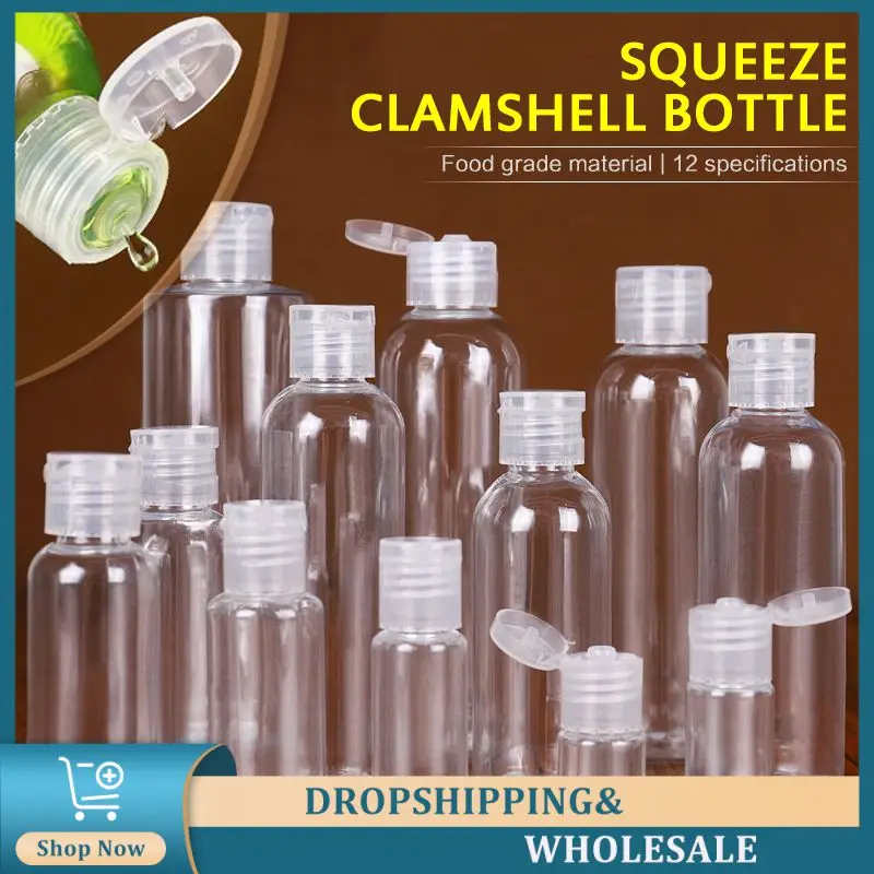 1/10pcs Portable Travel Bottle 5/10/20/30/50/60/100 Ml Plastic Bottles For Travel Sub Bottle Shampoo Cosmetic Lotion Container